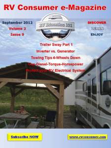 RV Consumer Magazine September Issue