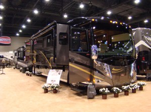 Winnebago display at National RV trade Show