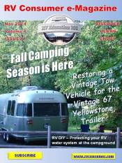 RV Consumer Magazine Cover November 2014
