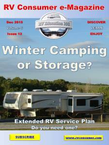 RV Consumer Magazine Cover December 2015